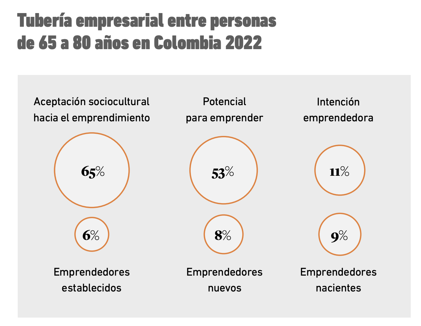 tubería empresarial entre personas de 65 a 80 años en Colombia 2022 6fcca