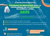 Convocatoria regional otorgará hasta USD 10.000 a soluciones innovadoras en plásticos en Colombia, Chile y México